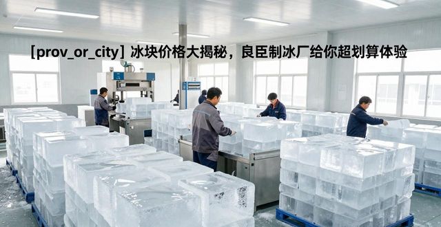 金山冰块价格大揭秘，金山良臣制冰厂给你超划算体验
